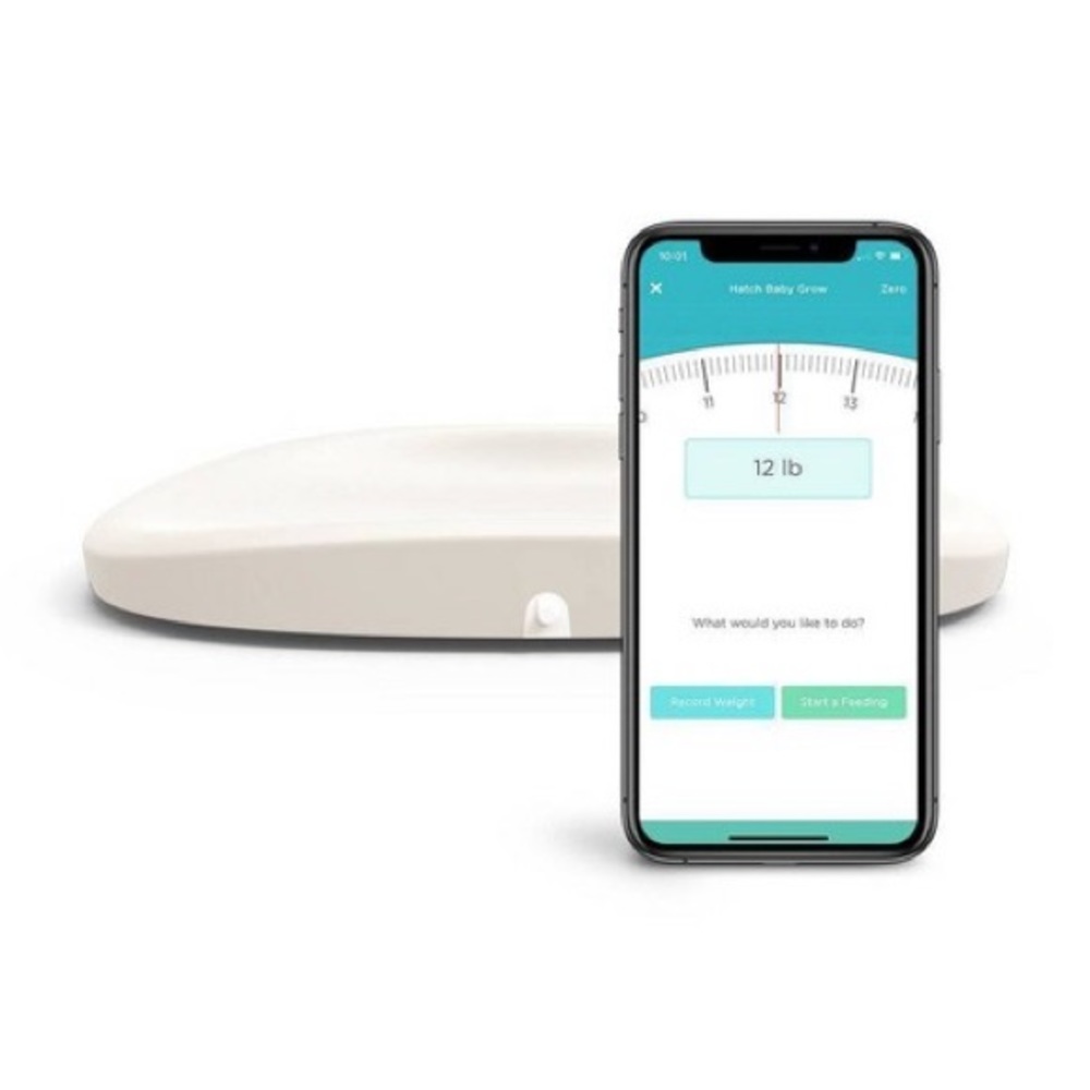 Hatch Grow Smart Changing Pad and Scale White
